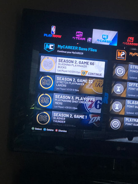 XBOX 96 SLASHING PLAYMAKER, 95 PLAYMAKING SHOT CREATOR, 90 STRETCH PLAY - CHEAP ACCOUNT!