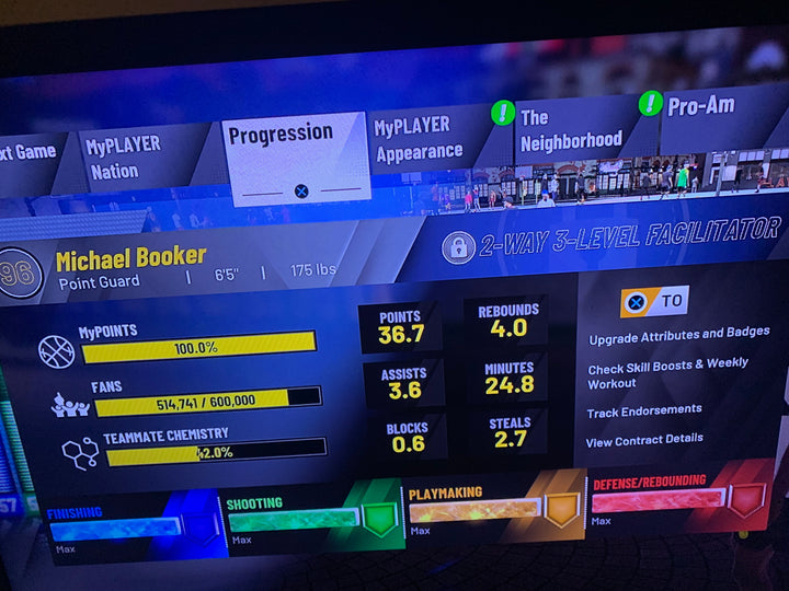 MAX BADGES SUPERSTAR 3 @ 15% PS4 ACCOUNT | 98 GLASS LOCK, 96 SHOOTING GLASS LOCK, 96 TWO-WAY L3